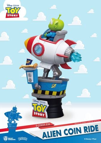Figurine D-stage - Toy Story - Alien Coin Ride 15 Cm